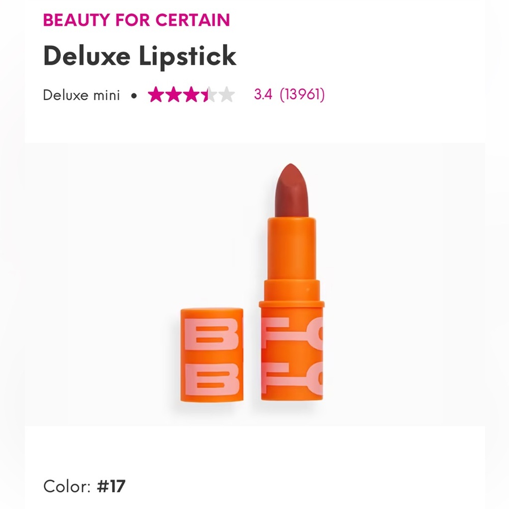 💎 BEAUTY FOR CERTAIN DELUXE LIPSTICK